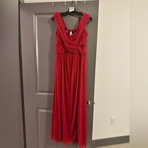 Apple Crisscross Off-the-Shoulder Dress - David’s Bridal